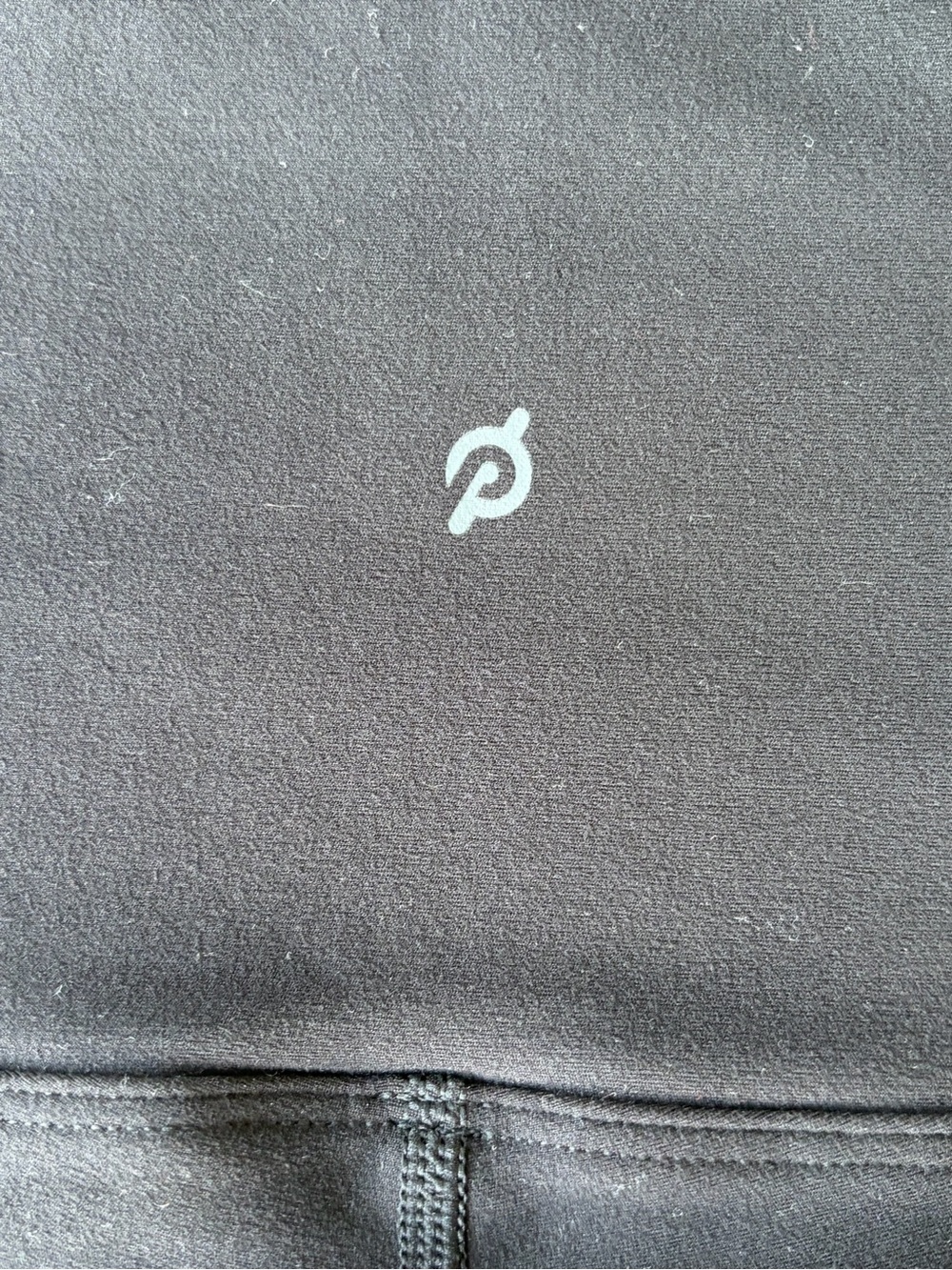 Peloton Black Kids Athletic Leggings with White Logo - Picture 5 of 6